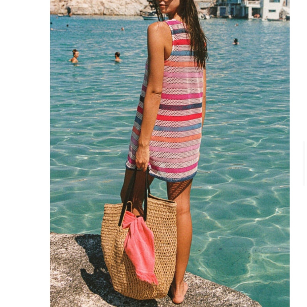 Mister Zimi Poolside Striped Mini Dress - Summer Stripe